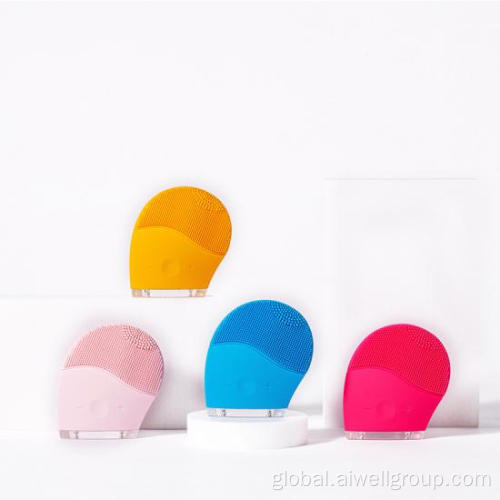 Electric Silicone Facial Cleansing Brush Electric Facial Cleansing Brush Massager Face Factory